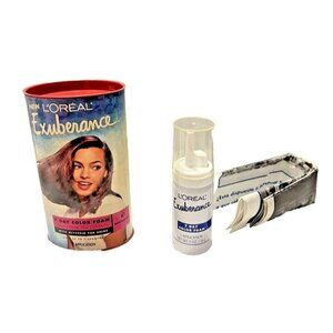 L'OREAL EXUBERANCE 7 Day Color Foam Glycerin K RASPBERRY BORDEAUX Hair Color Dye